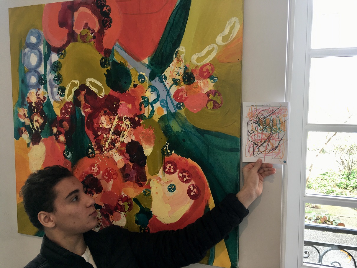 Visite de l’expo “Couleurs en Acte”