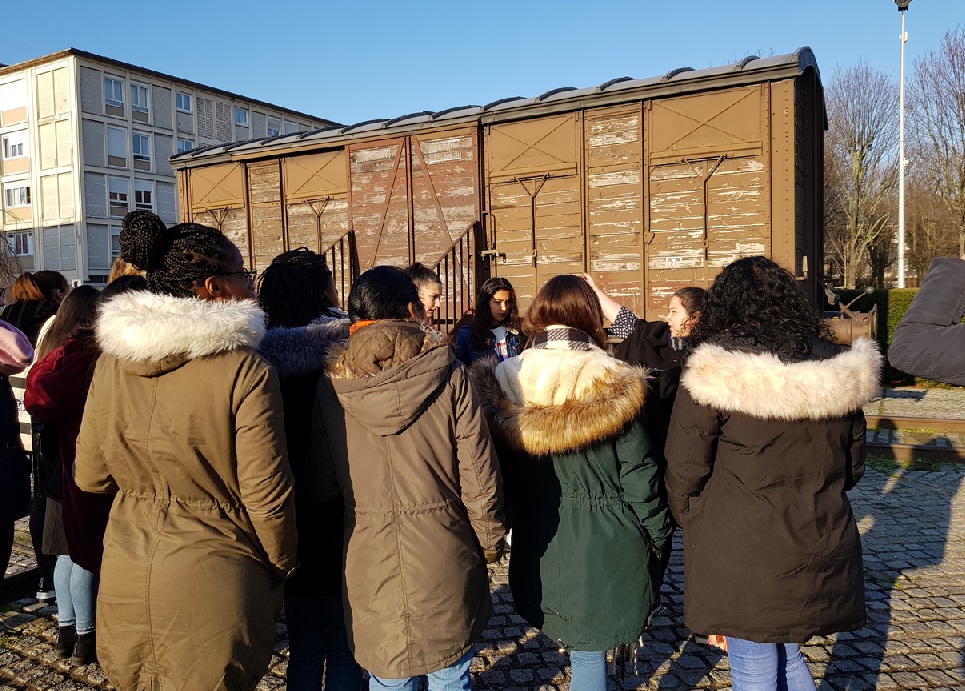 Visite du mémorial de la shoah