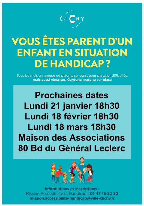 Groupe d’échange pour parents d’enfants en situation de handicap