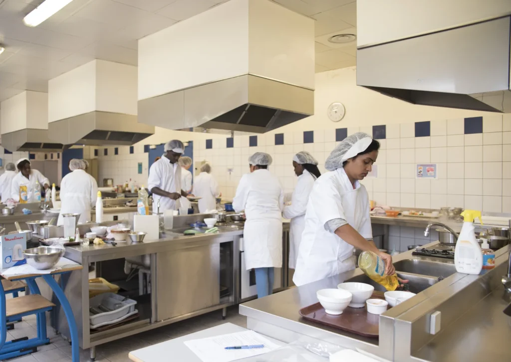 Cuisine de travaux pratiques en diététique